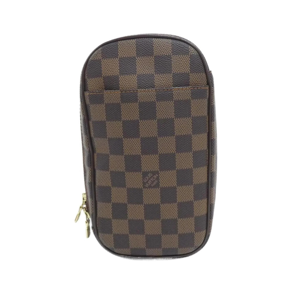 LOUIS VUITTON Authentic Brown Damier Pochette Shoulder Bag